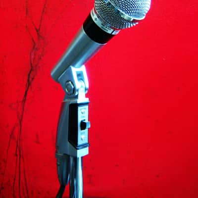 Vintage 1970's Shure 565S dynamic cardioid microphone Dual Z Satin Chrome w accessories 565 565SD image 4