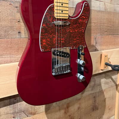Fender American Deluxe Telecaster Ash with Maple Fretboard - 2011 - Wine Transparent image 4