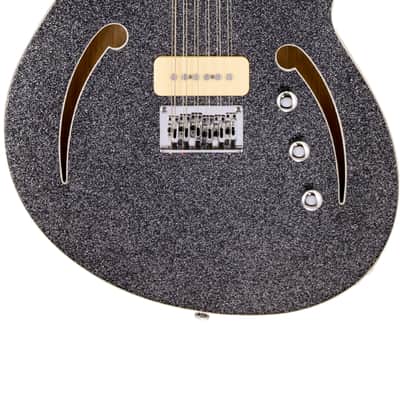 Reverend Airwave 12 Black Sparkle image 2