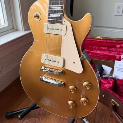 2026 Gibson Les Paul Standard P90 50s - Gold Top image 3