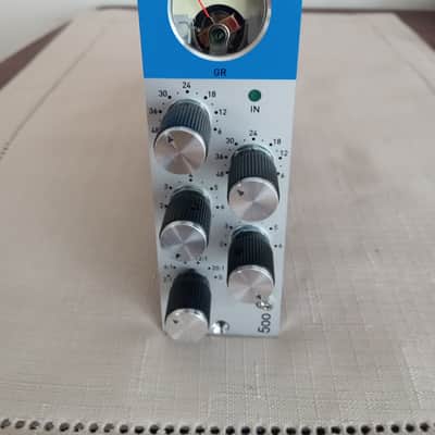 IGS Audio 576 Blue Stripe 500 Series FET Compressor Module 2010s - Silver image 1