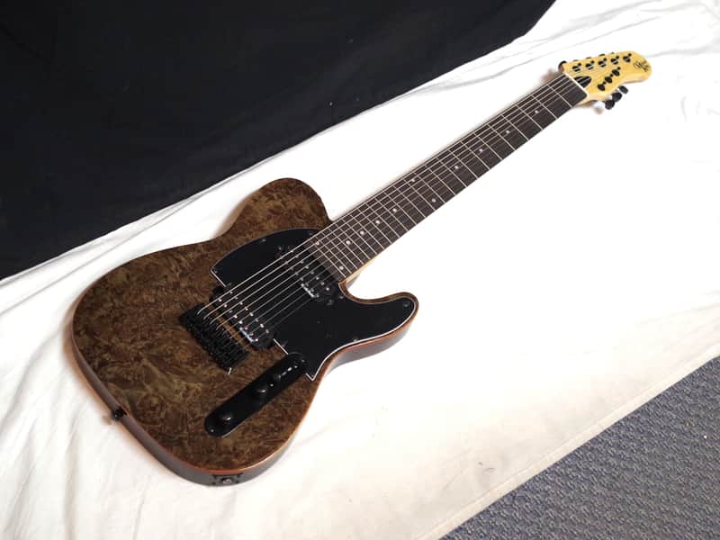 Michael Kelly 508 Black Burl 8-string electric guitar - NEW | Reverb