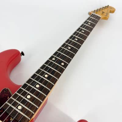 2010 Fender Custom Shop Limited Edition ’62 Stratocaster Relic Abby Ybarra - Fiesta Red image 6