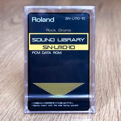 Roland U-110 / U-220 / D-70 / MV-30 // SN-U110-10 Rock Drums // Voice Rom Data Card