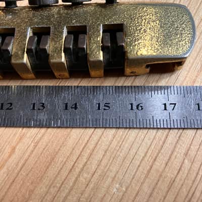 Schaller Vintage Electric Guitar TP6 Fine Tuning Guitar Bridge Pre Owned TP-6 Gold Finish image 12