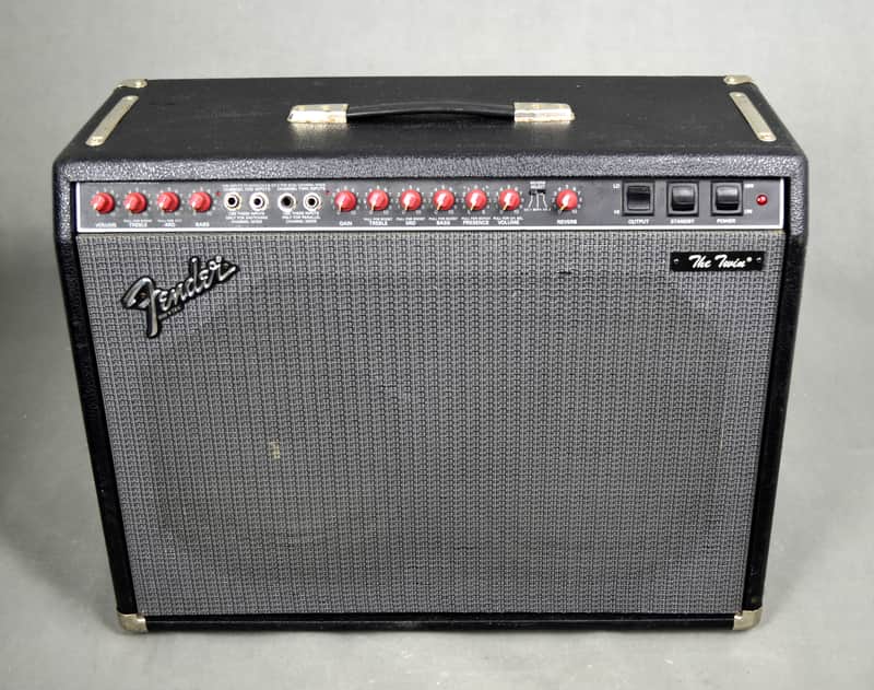 Fender Twin Red Knob Guitar Amp image 1
