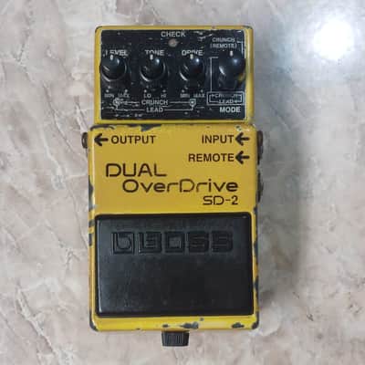 Boss SD-2 Dual OverDrive (Silver Label) 1993 - 1998 - Yellow image 2