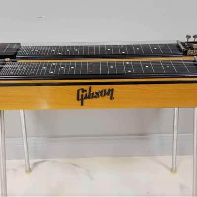 Gibson Double Neck Console Grand CG-520 Steel Guitar 1950s - Richly finished oak body image 1
