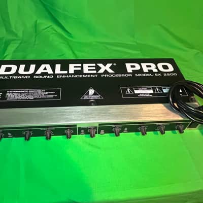 Behringer Dualfex Pro EX2200 Multiband Sound Enhancer / Exciter 2000s - Black / Silver image 4
