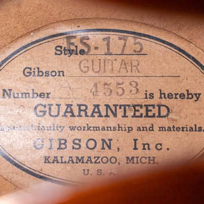 1950 Gibson ES-175 Vintage Archtop Electric Guitar Sunburst w/ Case image 6