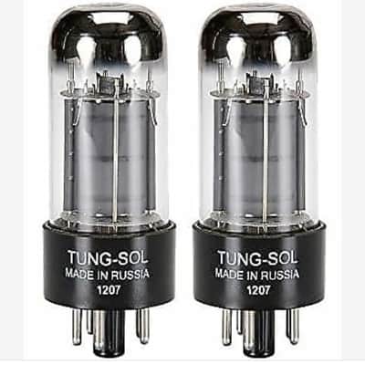 Fender Custom 68 Silverface Deluxe Reverb Reissue Tube Set featuring Tung-Sol Tubes