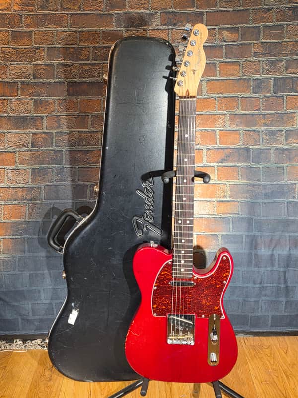 Fender 2005 Highway One Telecaster Rosewood Fretboard Crimson Red Transparent w/ OHSC