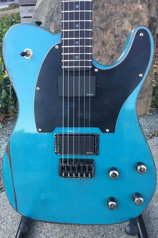 Bibro Custom Guitars Tasco Electric Guitar - Turquoise image 1