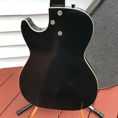1962 Silvertone 1420 / Harmony H46 Stratotone Hollowbody Electric Guitar & OHSC image 7