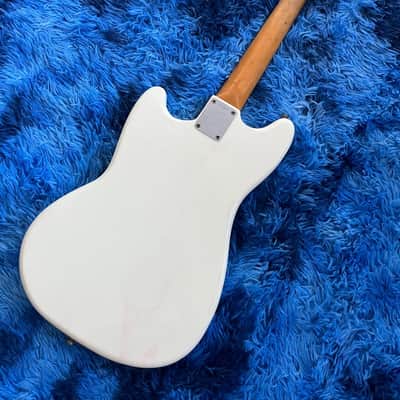 1966 Fender Mustang Electric Guitar All Original - Olympic White image 7