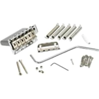 6-Saddle American Vintage Series Stratocaster Tremolo Assembly Left Handed (Chrome) image 2