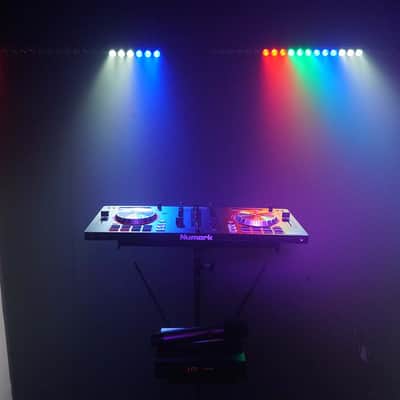 Rockville RLS67 Adjustable DJ Controller Tripod Stand w/ with Dual Trays image 3