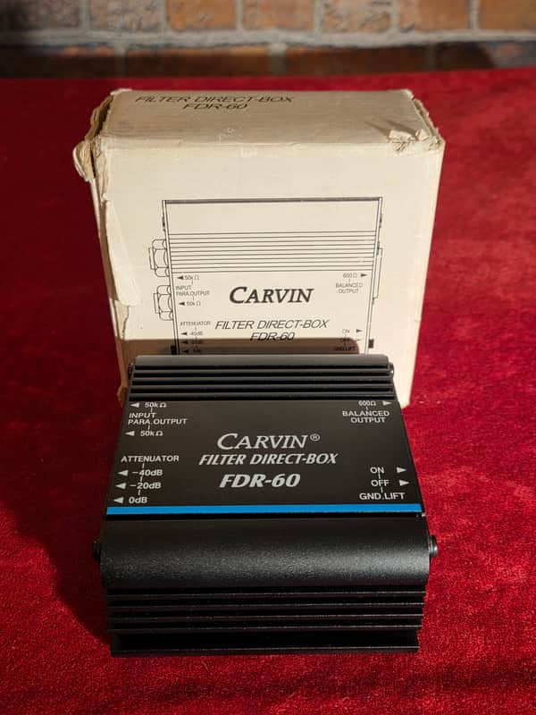 Carvin FDR-60 Filter Direct Box w/ Original Box image 1