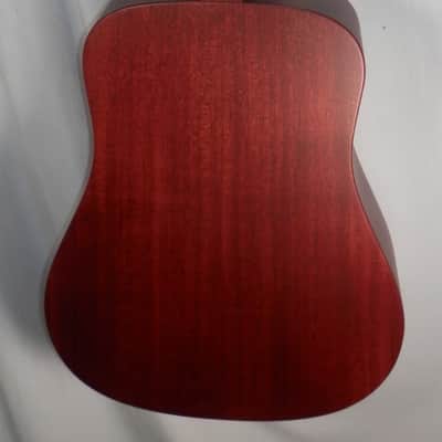 Guild USA D-20 Mahogany Natural Satin Finish Dreadnought Acoustic with case new image 14