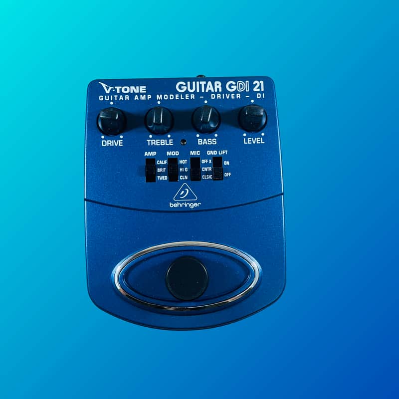 Behringer GDI21 Guitar Amp Modeler Preamp DI image 1