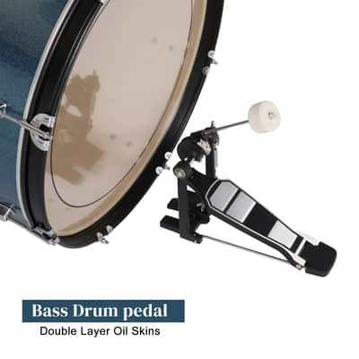 🎸5 Piece Full Size Acoustic Drum Kit with Snare, Cymbal, and Throne🎸 image 4