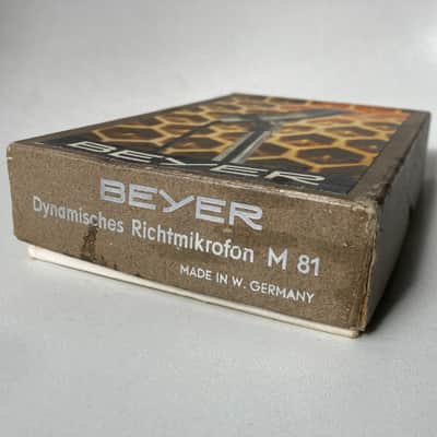 Vintage Beyerdynamic M81 HL – Great on guitar amps, glorious on bass cabs image 8