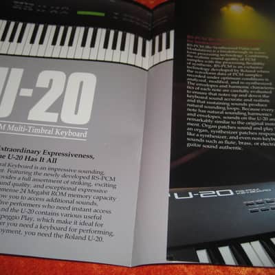 Roland U-20 RS-PCM Multi-Timbral Keyboard From 1990 image 4