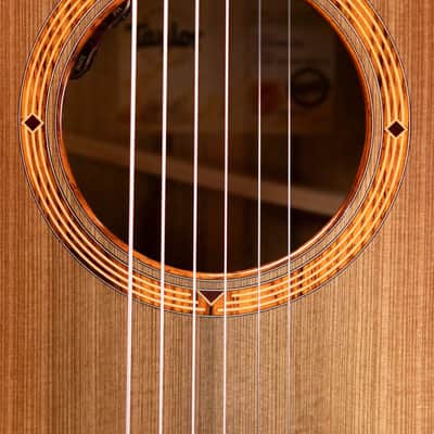Taylor Custom "The Monument" 1 of 20 C12e 12-Fret Catch Event #10 Grand Concert Acoustic/Electric Guitar - Black Limba/Sinker Cypress with Hardshell Case image 15