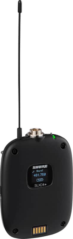 Shure SLXD1+ Bodypack Wireless Microphone Transmitter image 1
