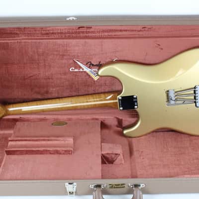 Fender Custom Shop Stratocaster NOS GT11 Aztec Gold Roasted ~MINT~ AAA Flame Maple w/ COA image 10