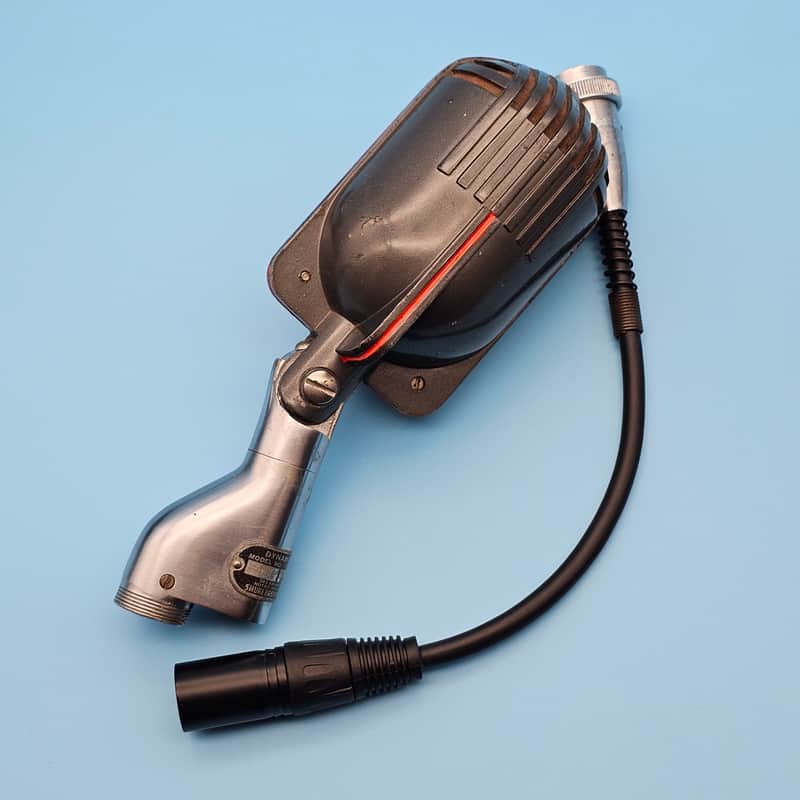 ☆Rare Vintage 1940s Shure 508 Stratoliner Sonodyne Microphone - 3 pin Amphenol Adapter Cable Included - Shure 51 52 708 508A 708A image 1