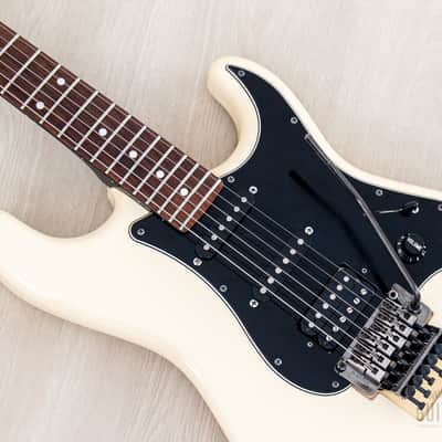 2012 Fender Stratocaster ST62-FR SSH Superstrat Vintage White w/ Floyd Rose, DiMarzio & Duncan, Japan MIJ image 7