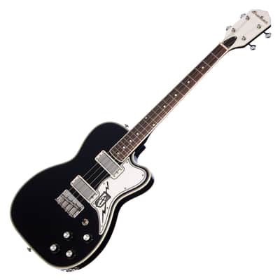 Airline Guitars Tuxedo Tenor Black image 6