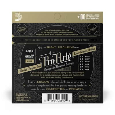 D'addario Flamenco custom tension image 2