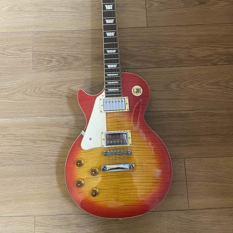 1989 – 2013 Epiphone Les Paul Standard Left-Handed Cherry Sunb…
