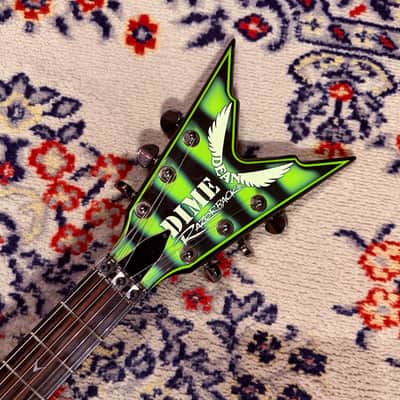 2007 Dean Razorback Dime Slime Bumblebee - Made In Korea w/ OHSC And Warranty Papers image 5