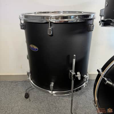 Pearl Decade Maple 22,10,12,16 Drum Kit - Satin Black Slate image 4
