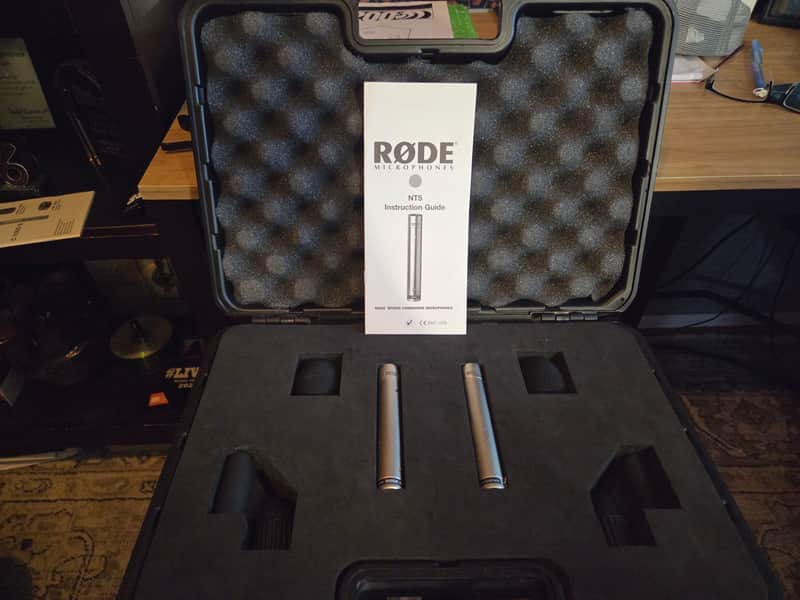 RODE NT5 Small Diaphragm Cardioid Condenser Microphone Stereo Pair 2002 - Present - Silver image 1