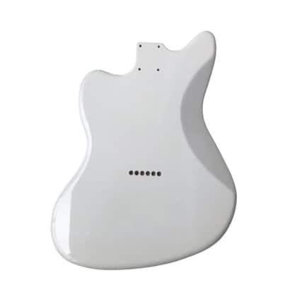 White Offset Style Alder Wood Guitar Body DIY Project image 3