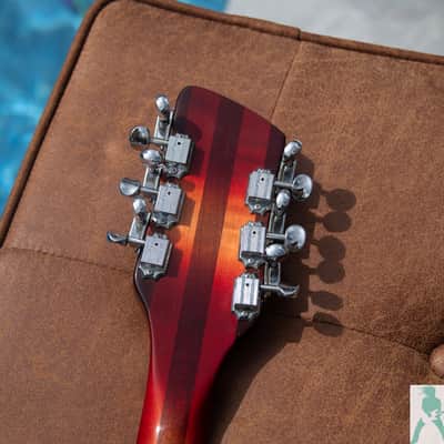 1989 Rickenbacker 360/12 - Fireglo - Set Up as a 6 String - Perfect Frets/Action/Intonation image 12