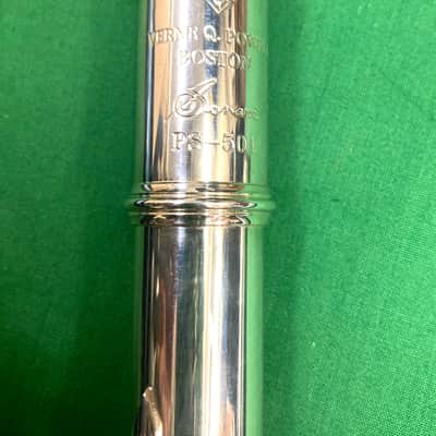 Powell Sonare PS-501 Semi-Pro Flute-Silver Head, Open Hole, B Foot-Mint Cond! image 6