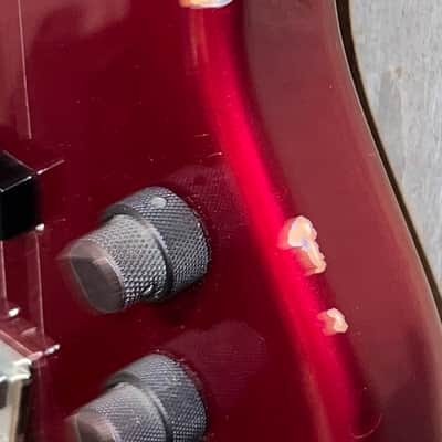 Rare 1990 Fender Jazz Bass Plus, 4 String Bass Maple Fretboard Nitro Frost Red , Includes Pro Setup & New Gig Bag Ships Fast ! image 5