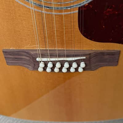 Guild USA F-512 Rosewood Jumbo 12-String Acoustic-Electric Natural 2010 w/ OHSC image 13