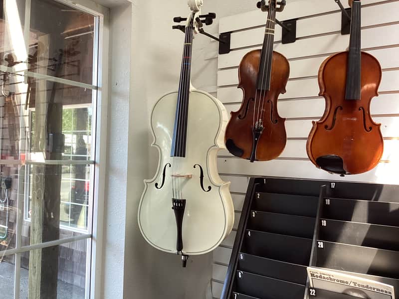 Cello 1/8 cello with bag and bow 2020 - White image 1