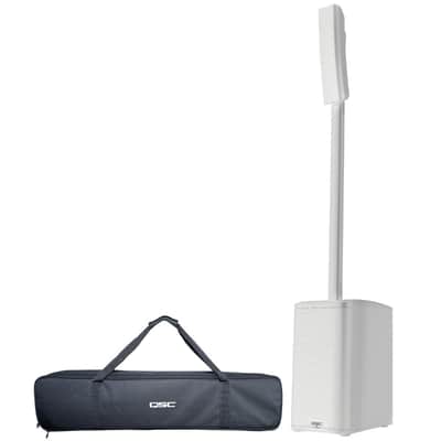 QSC KC12-WH 3000W Active Powered 3-Way Column Loudspeaker System White Pack image 2