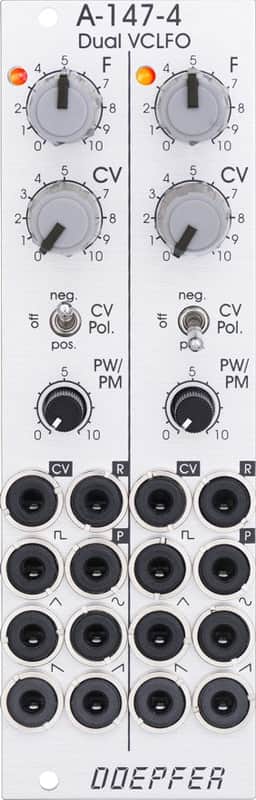 DOEPFER A-147-4 DUAL VCLFO-SILVER : BRAND NEW :  [DETROIT MODULAR] image 1