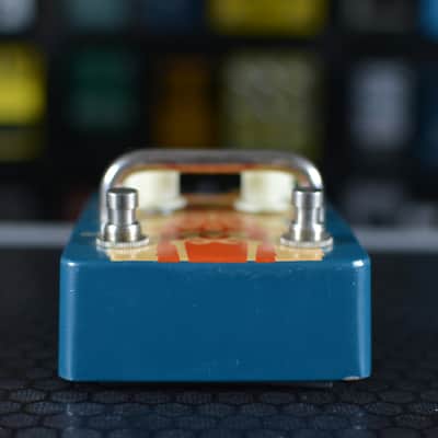 Orange Kongpressor Analog Class A Compressor Pedal 2010s - Blue/Orange Graphic image 2