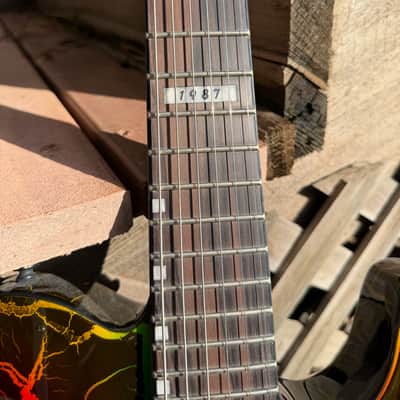 ESP LTD Eclipse '87 NT 2021 - Present - Rainbow Crackle image 4