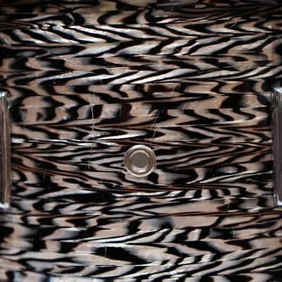 Rogers 12/16" Mounted and Floor Toms - 1960s Black Onyx image 4