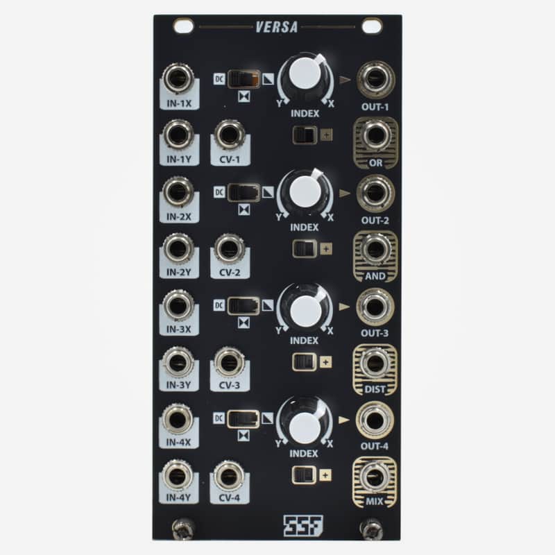 SSF Steady State Fate VERSA Four Channel Voltage Processor Crossfader VCA Mixer Attenuator Offset and Analog Logic Module image 1